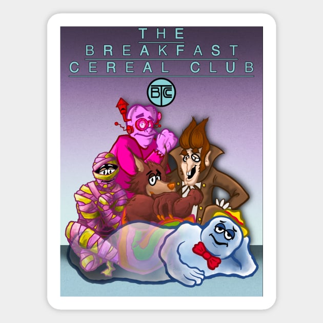 The Breakfast Cereal Club Magnet by BrianPower